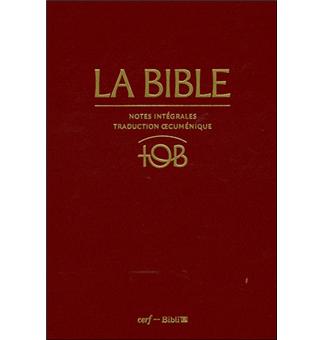 la bible catholique tob